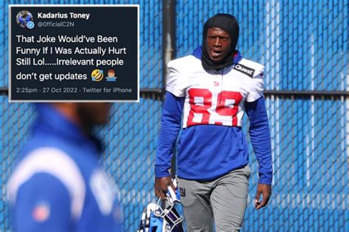 
’89 or 19′ Kadarius Toney Giants Tattoo and Rap Career Of Yung Joka 