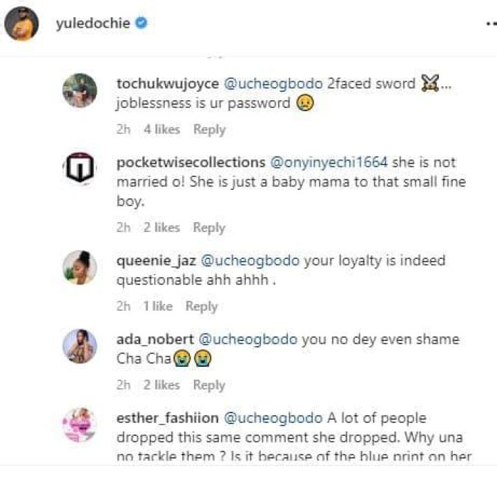
Actress Uche Ogbodo In The Mud Over Her Reaction To Yul Edochie’s Surprise On May Edochie’s Birthday 