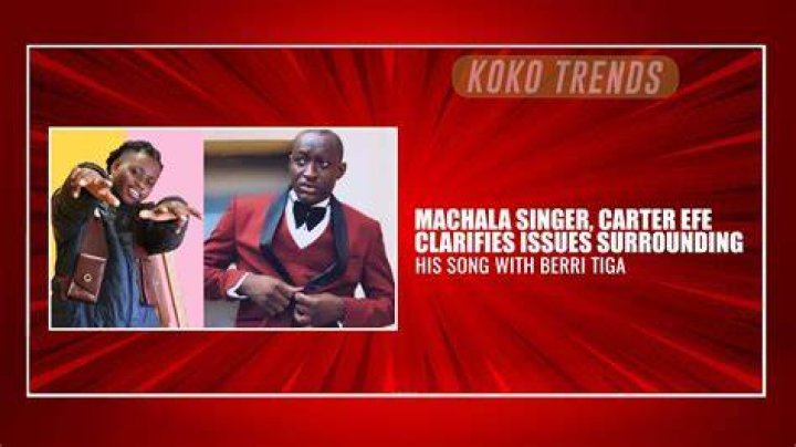 
Conflict Between Carter Efe And Berri Tiga About The Split Sheet Of The Popular Song “Machala” 