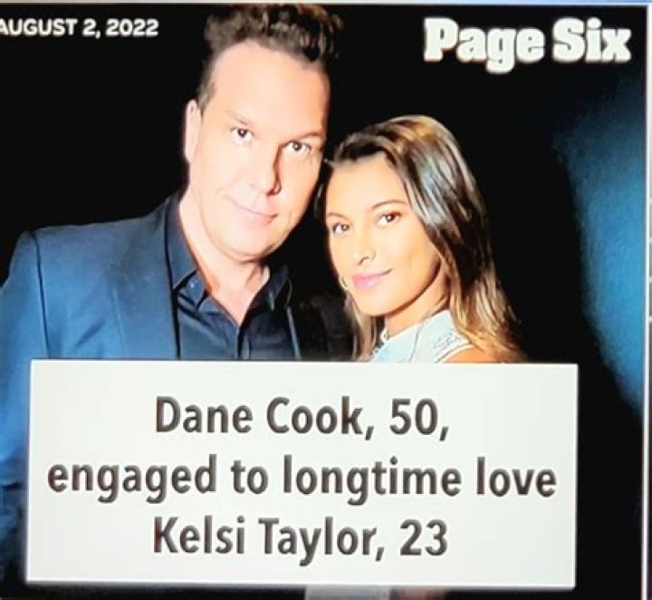 
Dane Cook Girlfriend Kelsi Taylor: They Engaged and She Prepared for 26-year Age Gap Criticism 