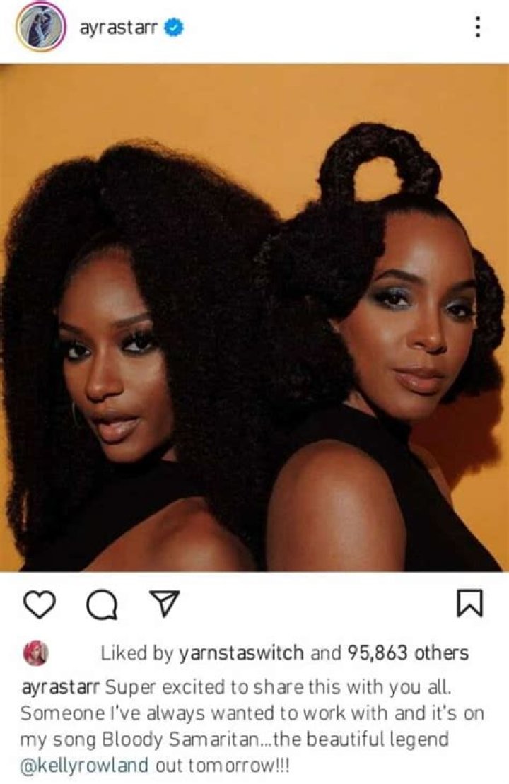
Excitement As Singer, Ayra Starr Unveils Project With American Singer, Kelly Rowland 