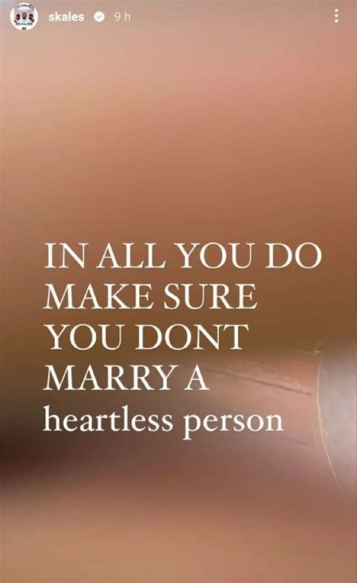 
‘In All You Do Don’t Marry A Heartless Person’- Skales Advice Single People 