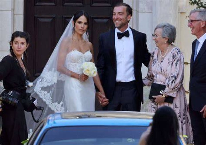 
Jordana Brewster And Mason Morfit Tie The Knot In Wedding Ceremony Featuring ‘Fast & Furious’ Cars 