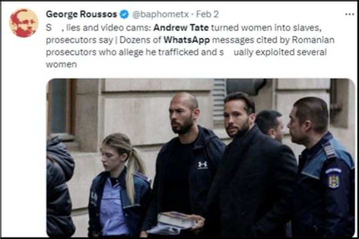 
“NO Going out alone”: Andrew Tate’s messages to alleged Moldovan victim released amid latest assault revelations 