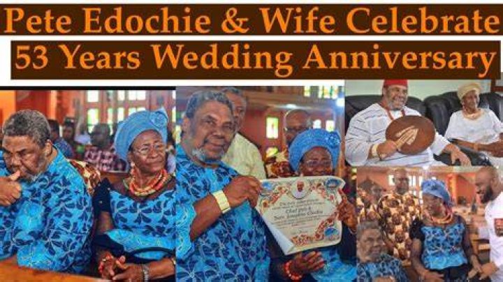 
Pete Edochie’s 53rd Wedding Anniversary Is Being Celebrated By Rachael Okonkwo, Ngozi Ezeonu, Junior Pope, And Others. 