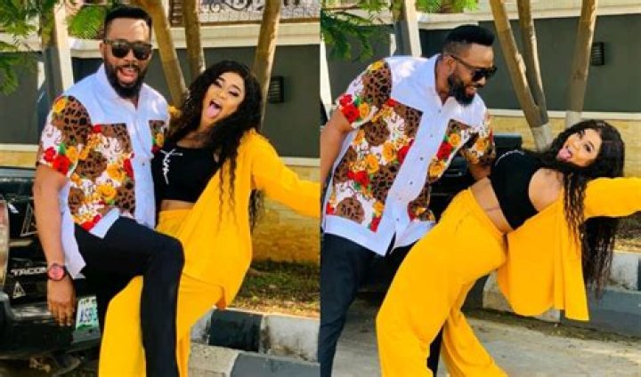 
Reactions As Actress Uju Okoli Shares New Lovely Photos Of Herself With Her Colleague, Kevin Ikeduba 