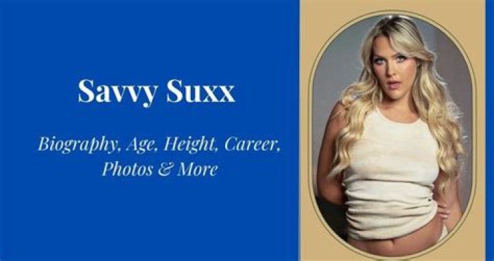 
Savvy Suxx Height, Weight, Net Worth, Age, Birthday, Wikipedia, Who, Instagram, Biography 