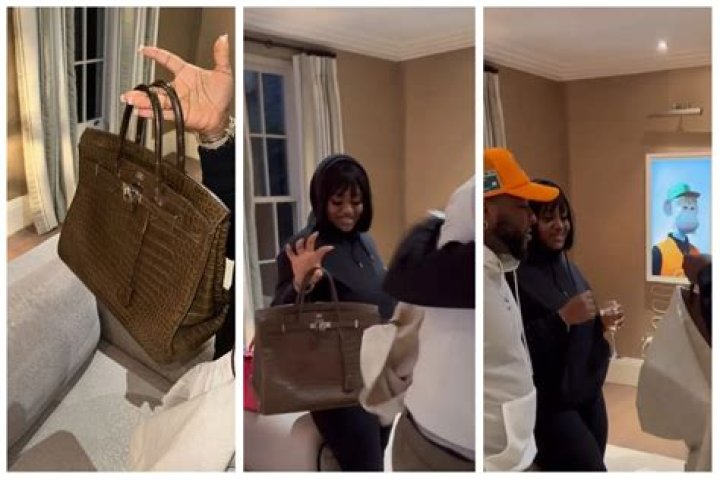 
“The Money Used To Buy This Bag Can Feed Many Families” – Reactions As Pastor Tobi, Gifts Davido’s Fiancee, Chioma, Hermes Birkin Bag Worth Over N70 Million 
